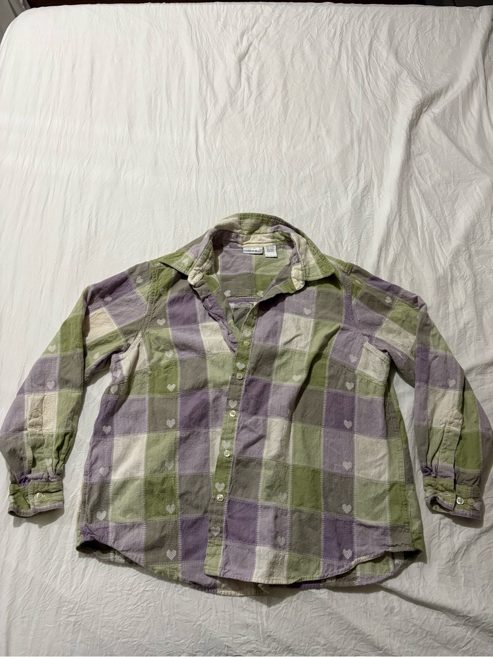 Vintage fashion bug button down shirt cottage core granny core